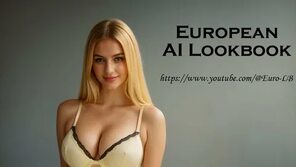 4K AI ART European Lookbook Model Video-The Burren - YouTube