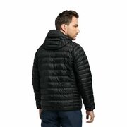 Haglofs Mens Roc Down Hooded Jacket Top Black Sports Outdoors Full Zip Warm eBay