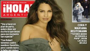 Pampita posó casi desnuda en la revista *Hola! Argentina