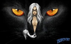 Black Cat, marvel, supervillain, black, superhero, cat, felicia hardy, sexy, HD wallpaper Peakpx