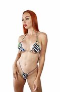 Kristty String Micro Bikini By OH LOLA SWIMWEAR