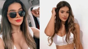 6 Gaya Seksi Raiane Lima, WAGs Cantik Timnas Brasil Kekasih Gabriel Jesus : Okezone Lifestyle