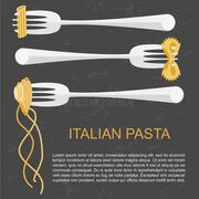 Pasta restaurant menu stock vector. Illustration of graphic - 90956710