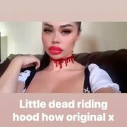 Aysha Soper on Instagram: "Im blood sucking & demon worshipping year round so Halloween was my day of rest 🖤"