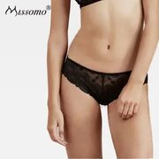 Missomo Hot Solid Color Lace Panties Low Waist Thong Semi Sheer Sexy New Women Briefs Crochet Intimates Female Underwear female underwear sheer pantieslow waist thong - AliExpress