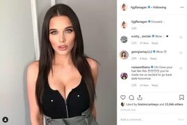 Busty Helen Flanagan looks stunning in low-cut black vest top for sunny day out. - News in English на 123ru.net