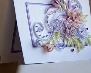 Quilling postcards