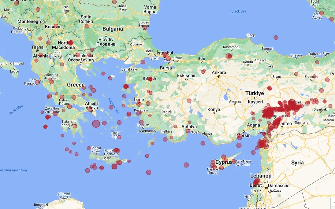 Землетрясение в Турции на карте. Карта Турции где землетрясение. Где было землетрясение в Турции 2023 на карте. Площадь землетрясения в Турции на карте.
