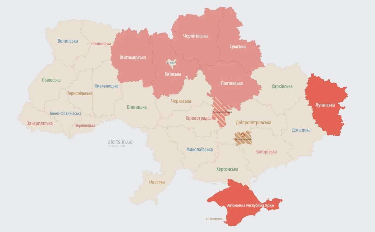 Северные области украины