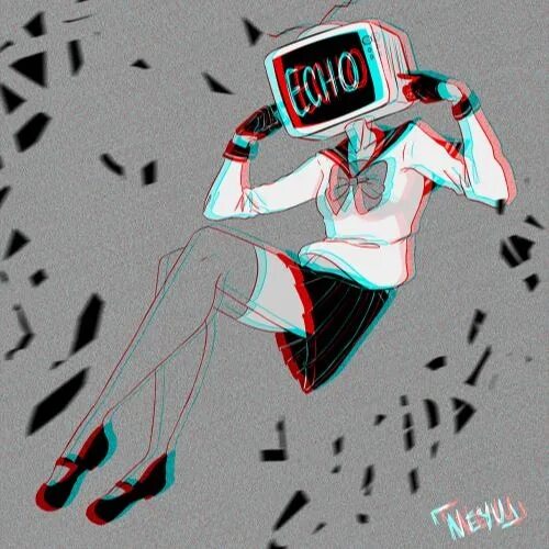 Crusher p echo. Echo арт. эхо арты. echo crusher-p. gumi vocaloid echo.