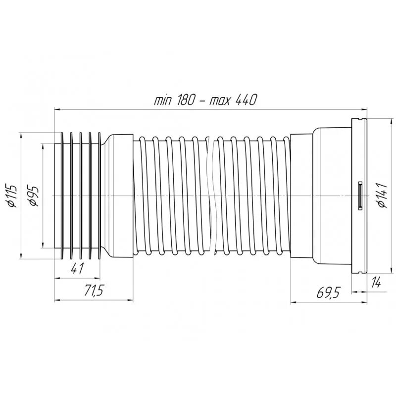 Гофра к518 для унитаза Ани обратного сжатия к518. Гофра Ани пласт для унитаза k828. Гофра удлинитель гибкий для унитаза выпуск 110мм (225-520мм) Ани пласт k828. Какие размеры гофры бывают
