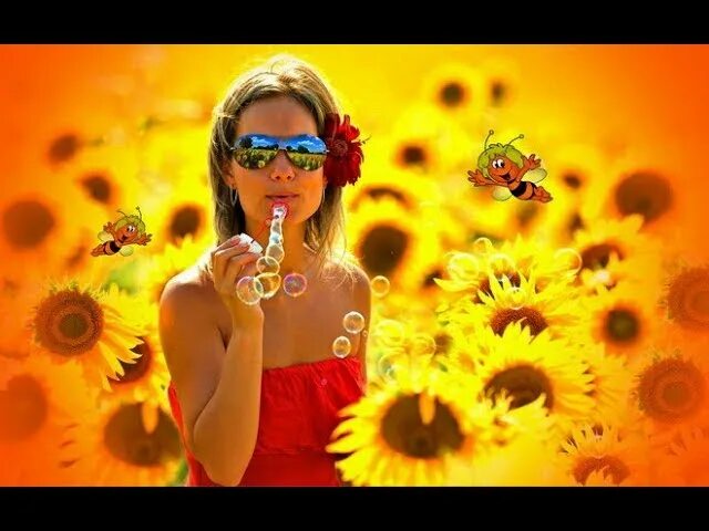 поэтическое настроение девушка. танцующая девушка на природе. забавные ситуации с животными. лето девушка в цветах. видеоклип настроение.