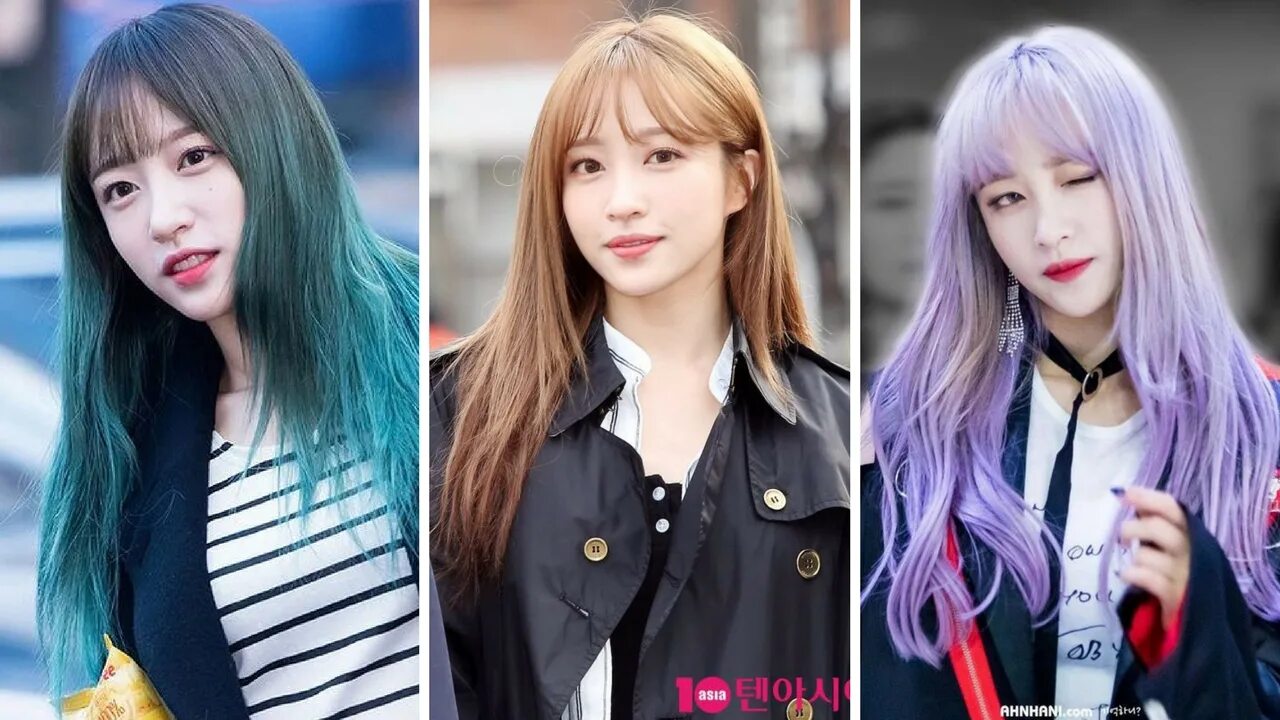 Цвет k pop. Hani exid blue hair. hani (singer) мемы. айдол волосы черная сторона и белая. kpop color.