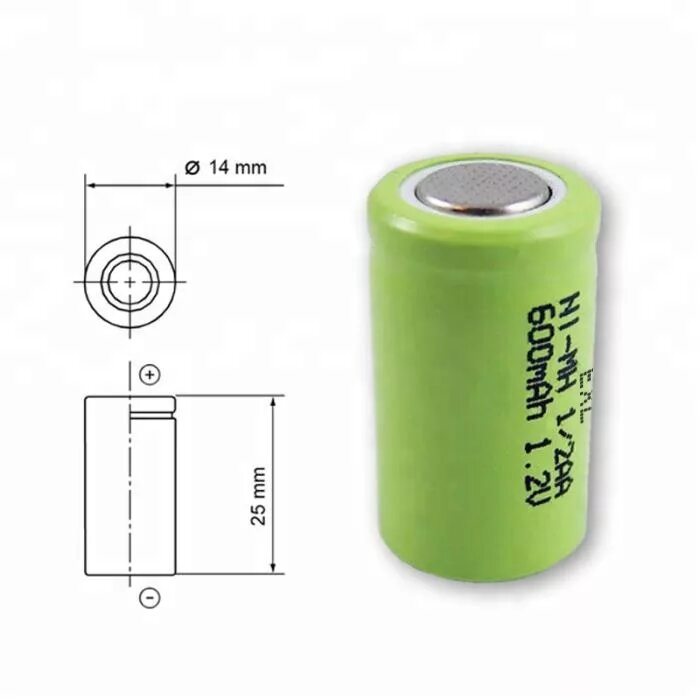 Две батареи аккумуляторов. Батарейка ni MH AA 600mah 1.2v. 1.2V 1/2aa ni-MH 600mah. Батарейки 600 Mah ni-MH 1.2V. Аккумуляторы ni-MH 1.2V типоразмеры.