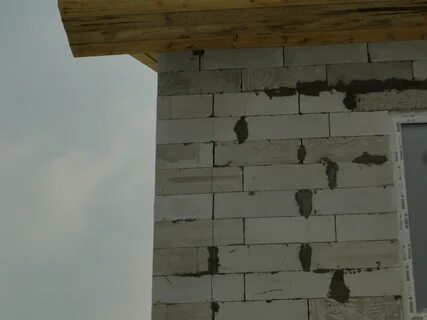 Вертикальные трещины в газобетоне