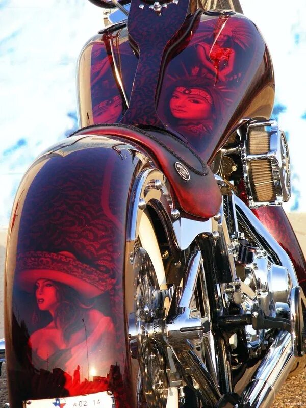 Pin by Eve Heavy Metal Head on Harley's world Custom motorcycle paint jobs, Moto
