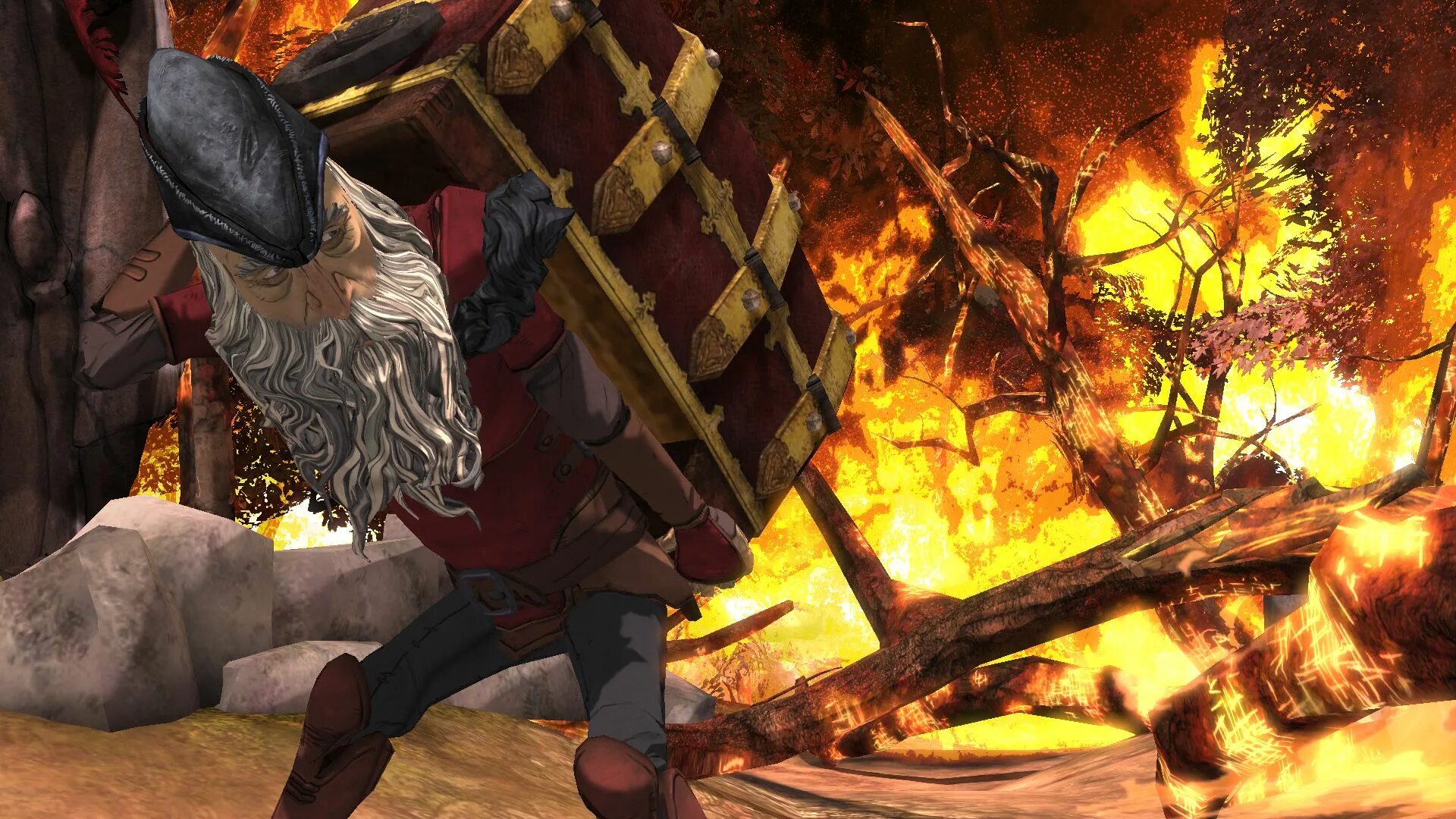 The king's court of past and future.