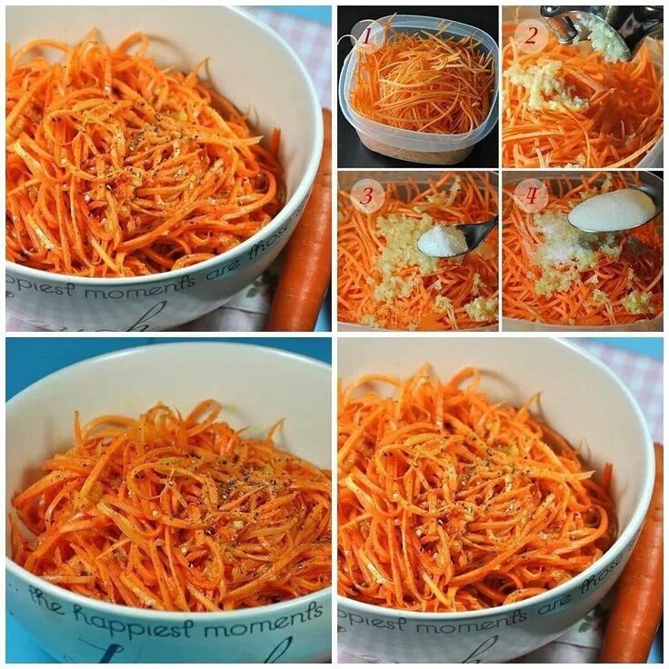 САЛАТЫ ПО КОРЕЙСКИ- ВКУСНОТИЩА НЕОБЫКНОВЕННАЯ!!! - ✅ На Заметочку OK.RU