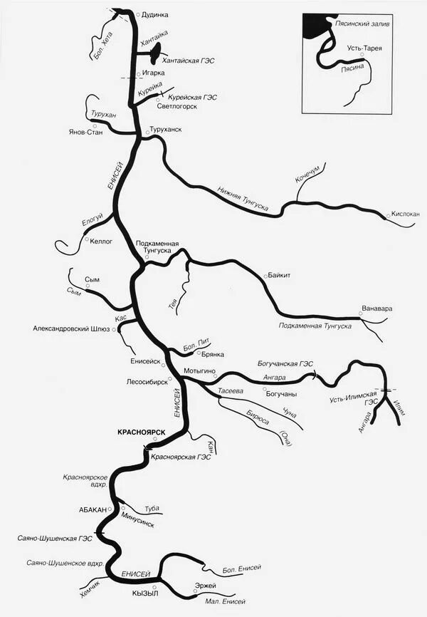 Притоки реки Енисей на карте. Река Енисей схема реки. Карта схема реки Енисей. Речная система реки Енисей на карте.