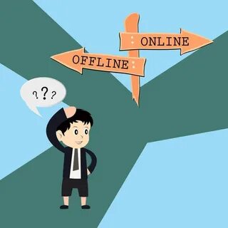 On line off line
