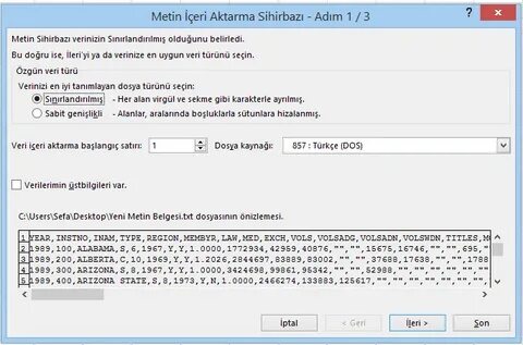 Таблица в txt файле