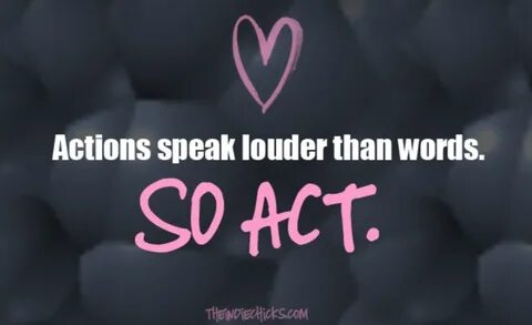 Loud actions