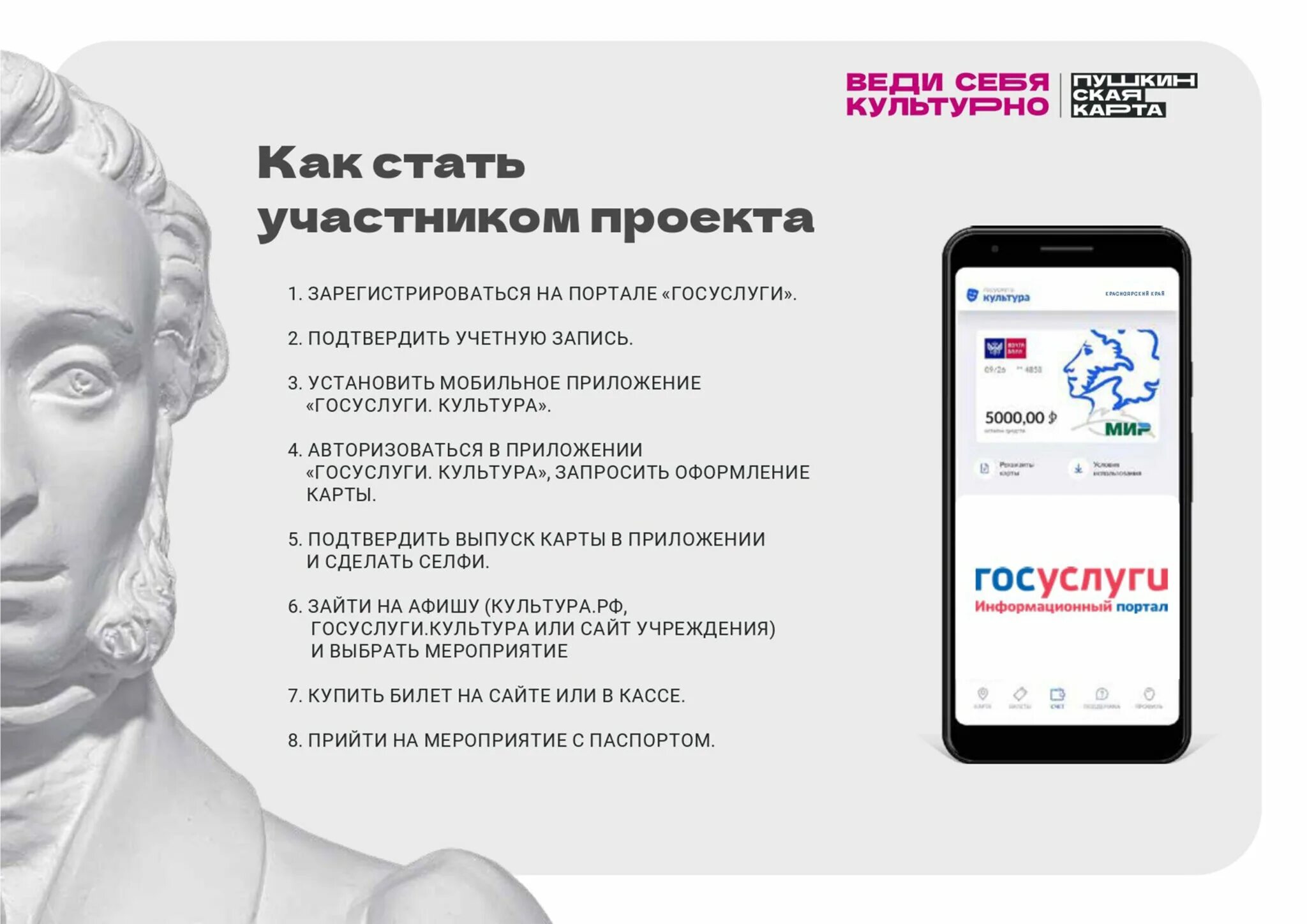 С какого возраста можно пушкинскую карту