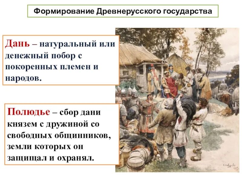 Как называли дань