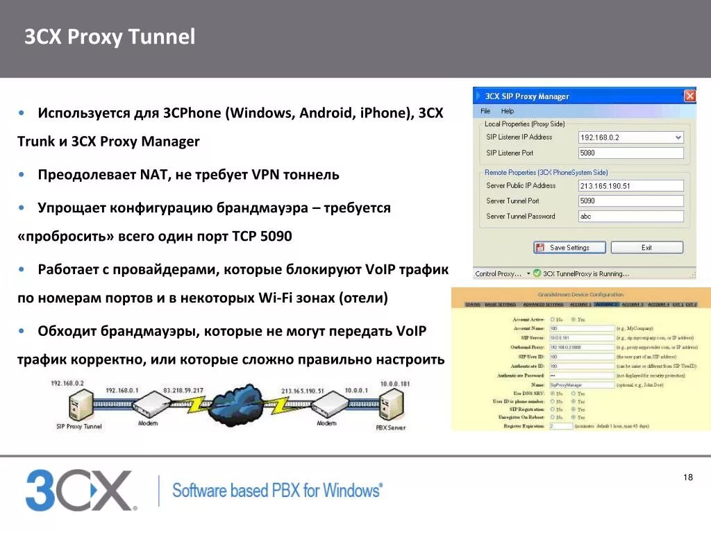 Proxy properties. SIP proxy 3cx. Программа туннелирования. 3cx Soft. 3cx Phone.