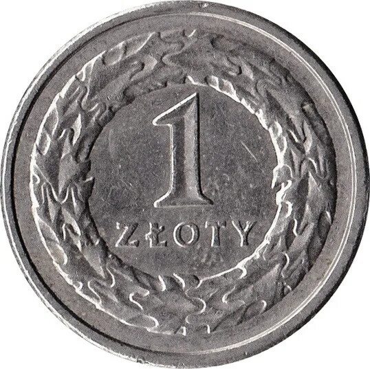 Злотый к белорусской. 1 Злотый 1991. Ztoty монета. 1 Zloty. 1 Злотый современный.