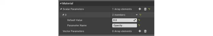 Member parameters. Member parameters