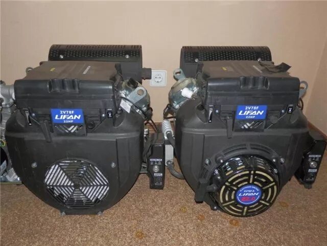 Двигатель LIFAN (Лифан) 2V78F-2A(24л.с.,14 кВт,бенз.,эл.+ручн.ст-р)+полн.компл+к