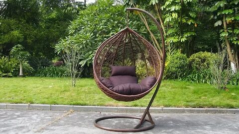 Плетение ротангом качели