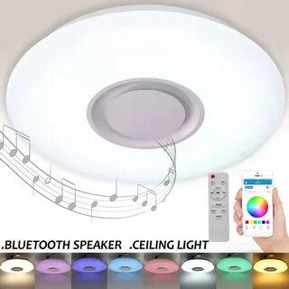 Люстра с колонкой bluetooth