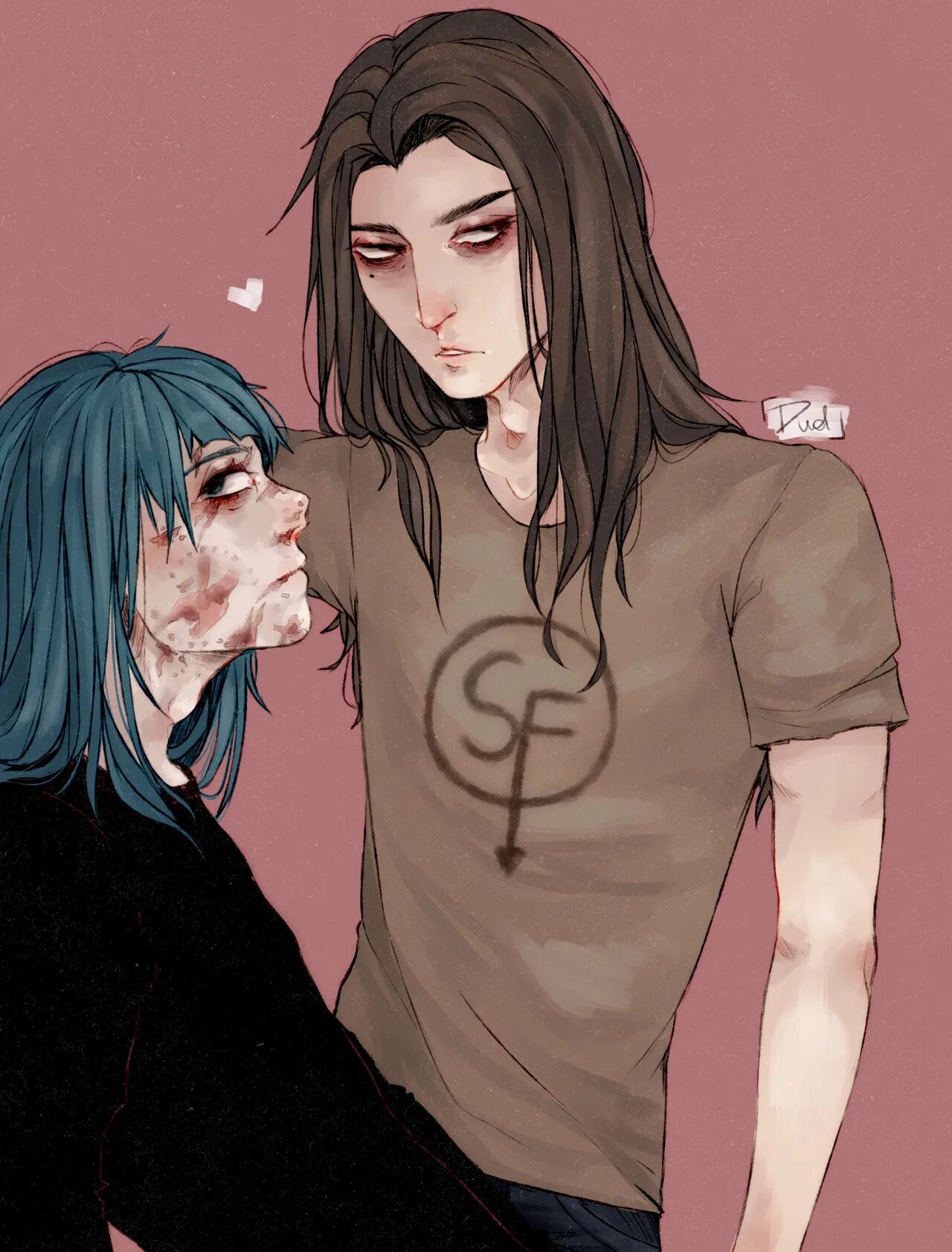 Ларри арт sally face. Фейн ларри. Салли фейс ларри джонсон. Ларри фишер салли фейс. Ларри джонсон.