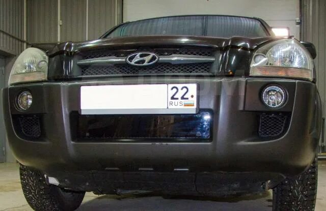 Купить Дефлектор радиаторной решетки Hyundai Tucson (2005-2009) в Барнауле по це