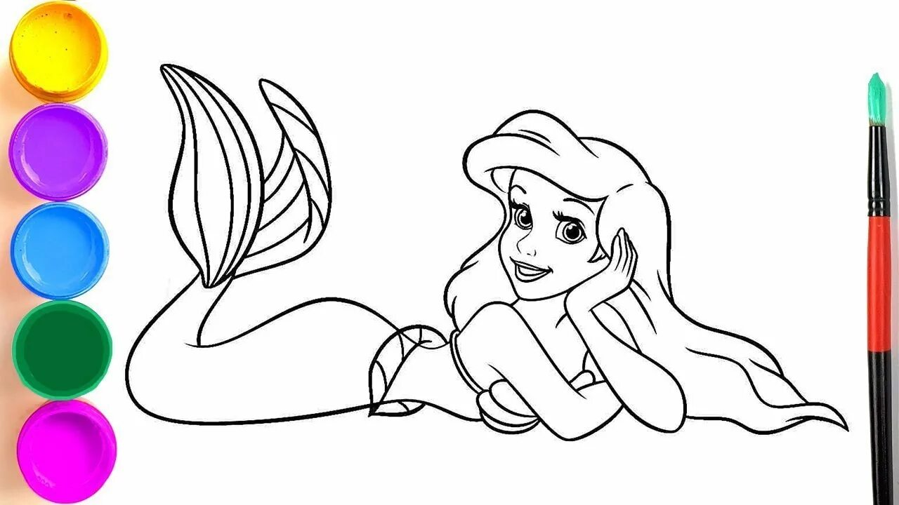 Раскраски ариэль распечатать бесплатно 109 Desenhos da Ariel para colorir e imprimir Cartoon drawings, Cartoon drawing