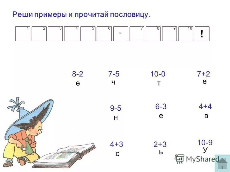 Примеры. Реши примеры. Расшифруй 1 класс. Расшифруй слова для дошкольников.