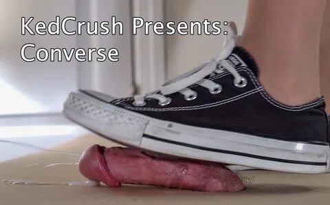 KedCrush Presents: Black Converse Shejob with a cockbox, cockboard (whateve...