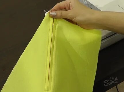Как сшить молнию на юбке