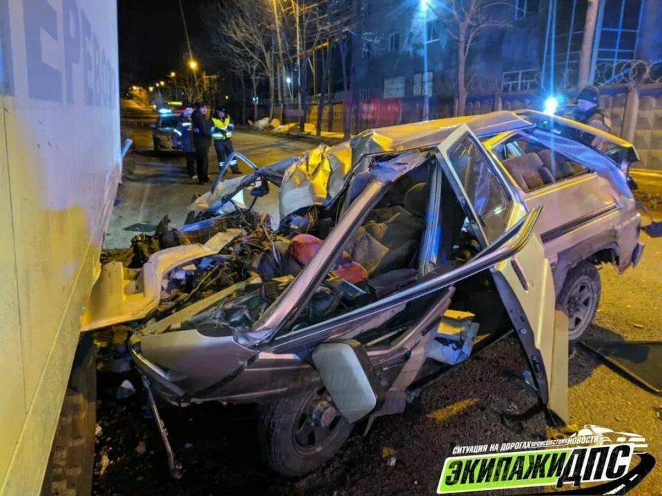 Страшная авария в Владивостоке.