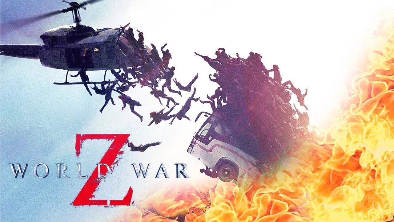 Повернутые на z войне. World War z game Press Kit logo.