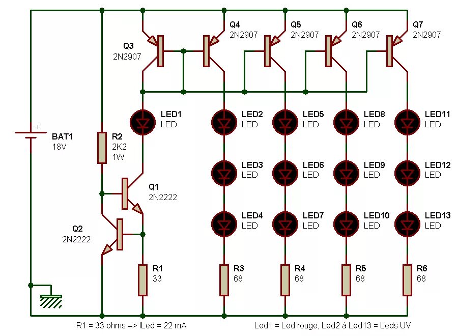 1led circuit схема. Led 3mm schematics. Xl632a led. Fade circuit led Vorona.