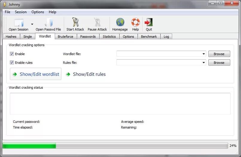 Show editor