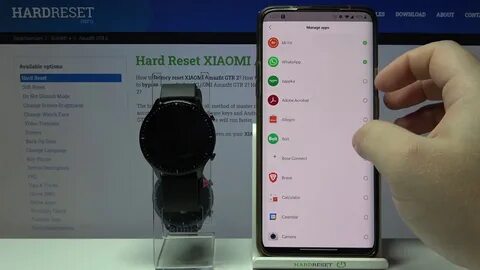 Включить уведомления amazfit
