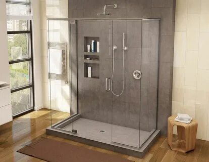 Redi-Base Shower Pan - a shower pan that you can place tile over Ниша...