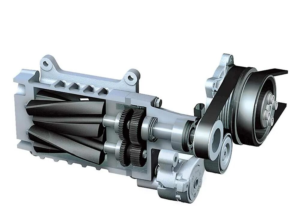 Работа компрессора автомобиля. Механический нагнетатель 1.4 TSI. Компрессор наддува Тигуан 1.4. Механический компрессор наддува 1.4 TSI. Винтовой нагнетатель Lysholm.
