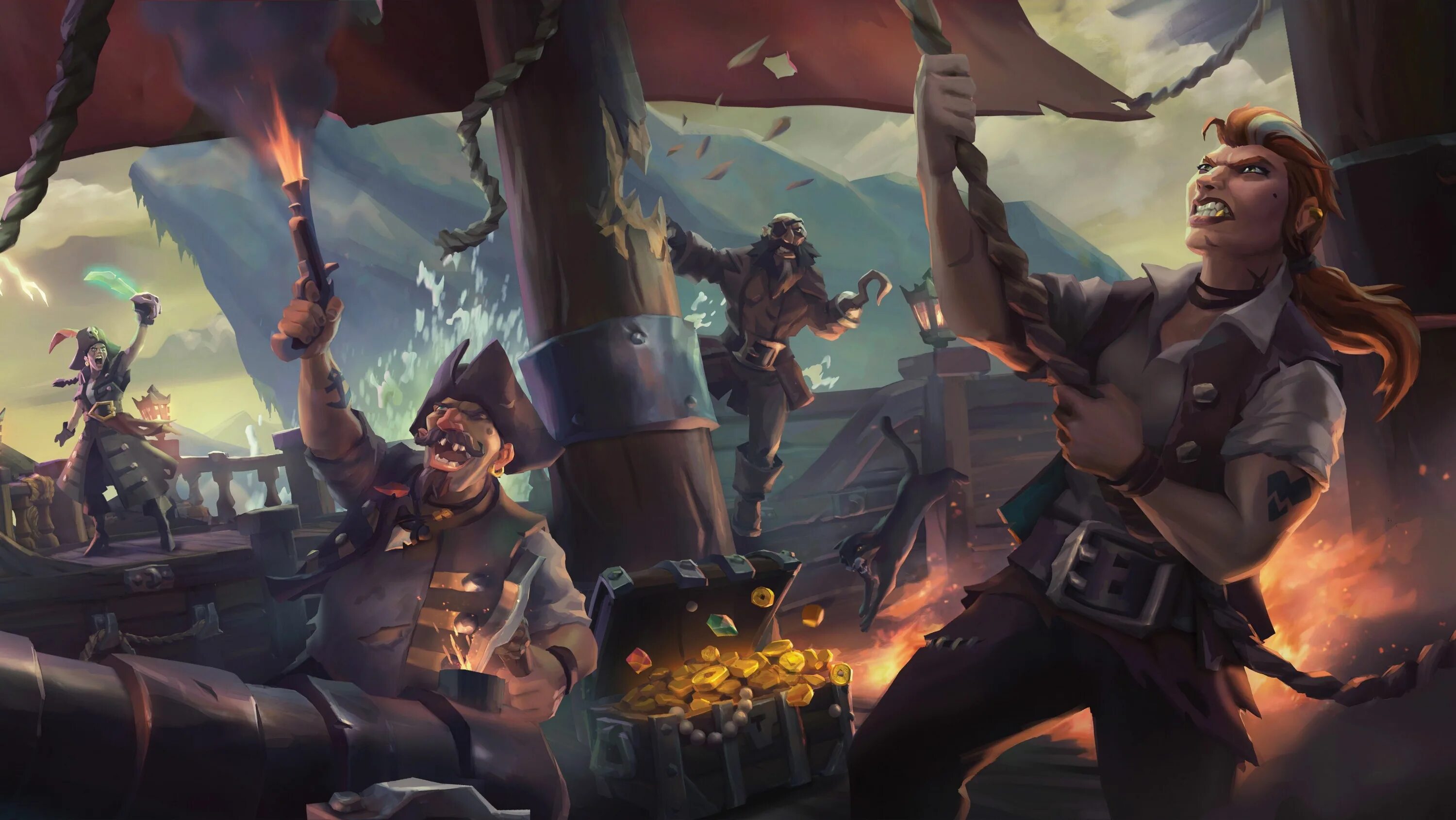 Сиа оф зис. Игра Sea of Thieves. Sea of Thieves 2014. Sea of Thieves Wallpaper.