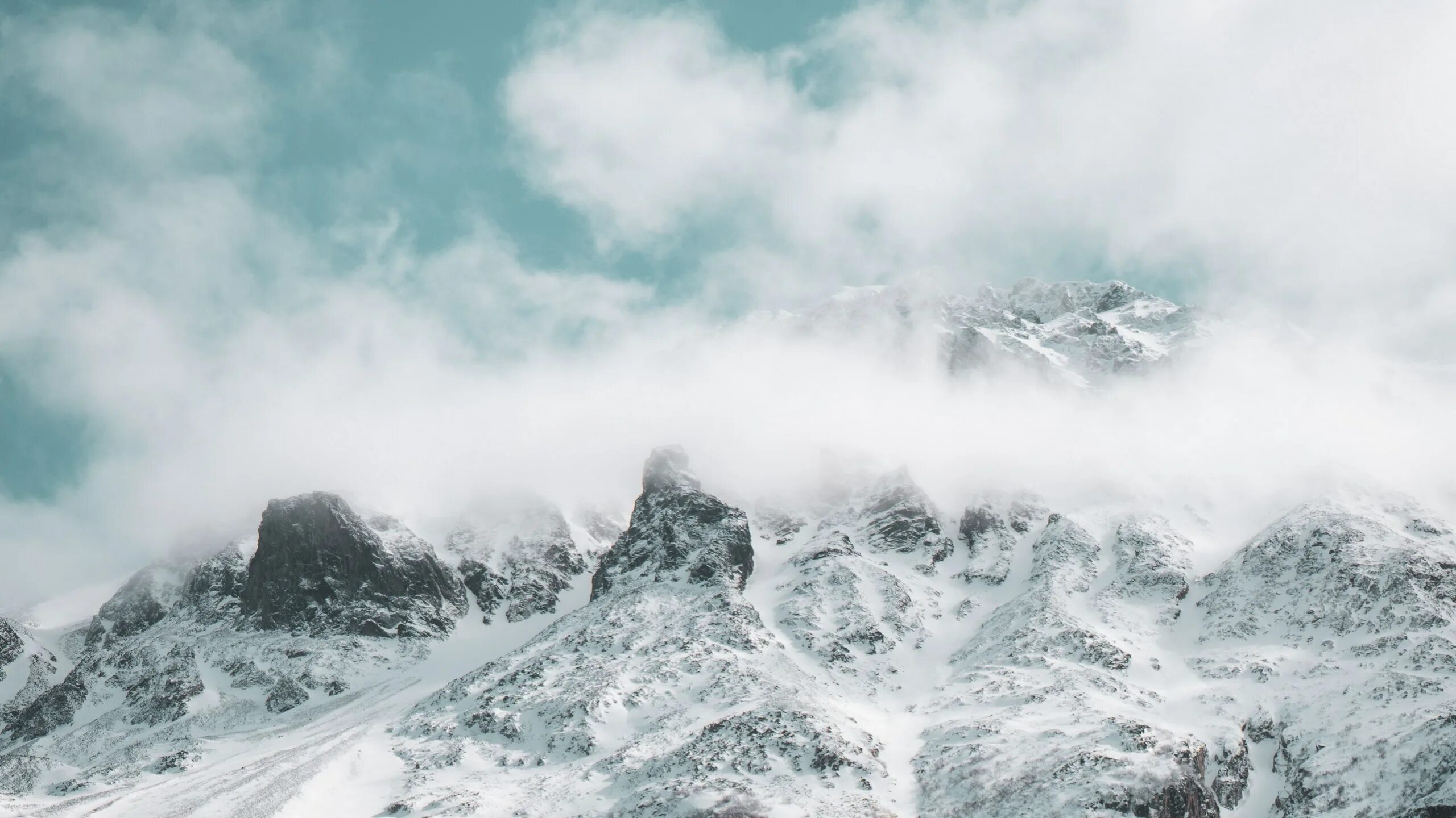 Look at those clouds it snow