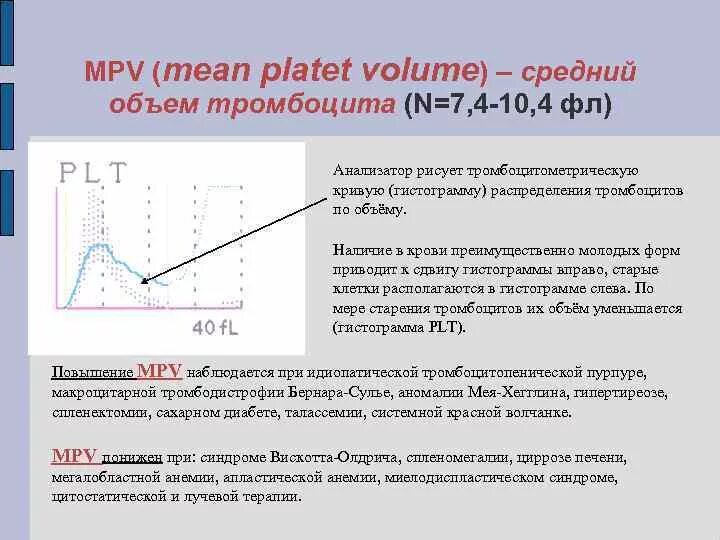 Mpv средний объем